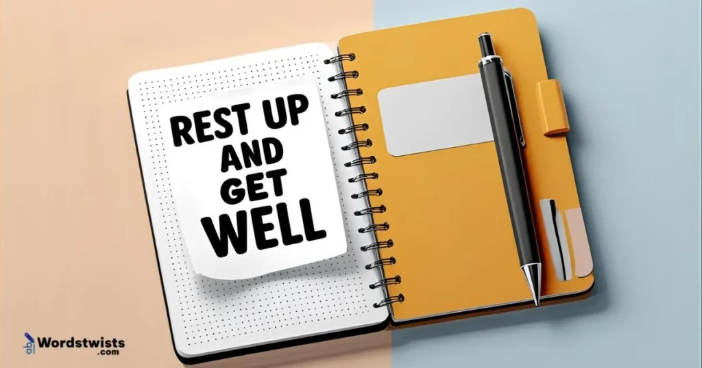 Rest Up and Get Well