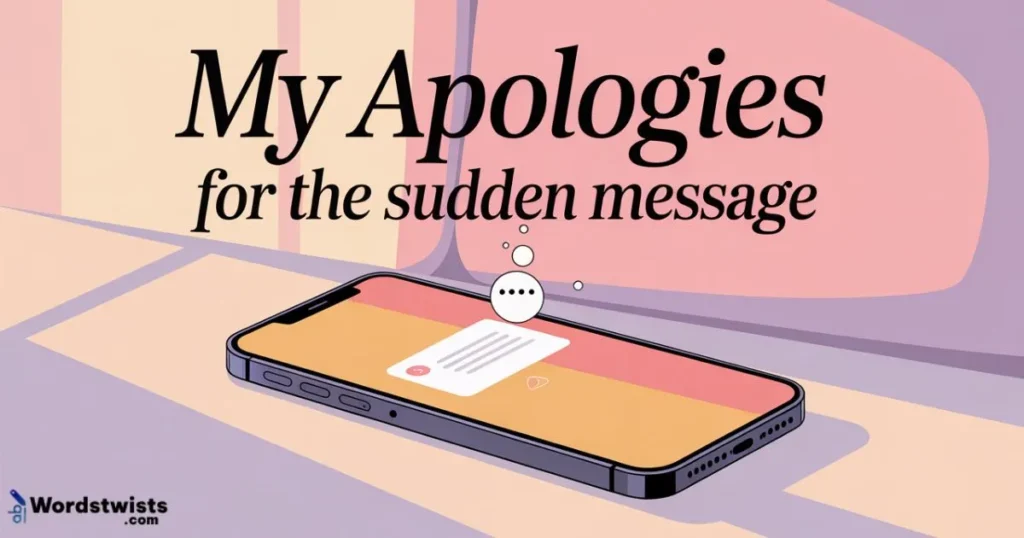 sudden message