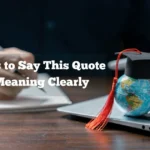 This Quote Shows