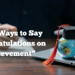 Congratulations on Achievement