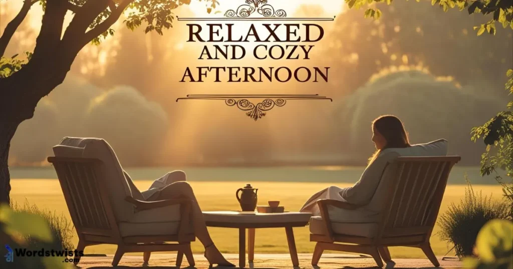 Relaxed and Cozy Afternoon