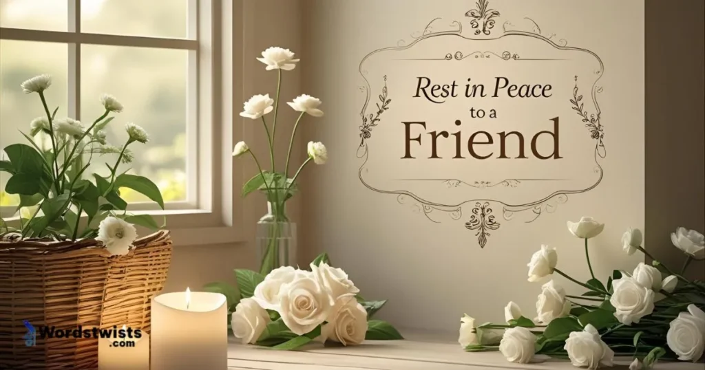 Rest in Peace to a Friend