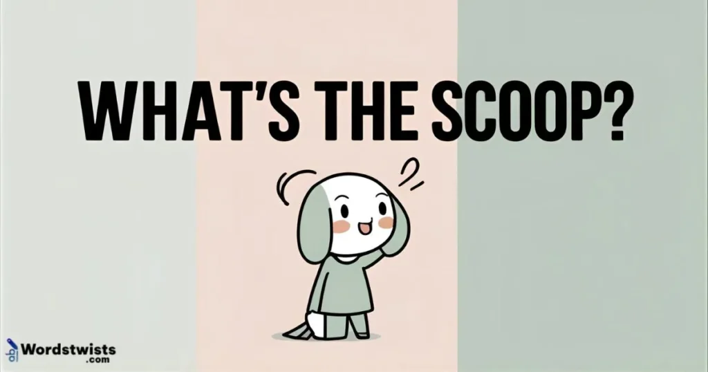 What’s the scoop?