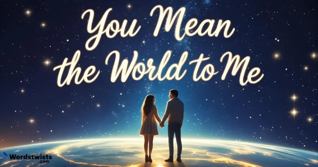 You Mean the World to Me