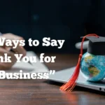 Thank You for Your Business
