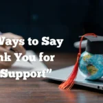 Thank You for Your Support