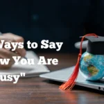 I Know You Are Busy