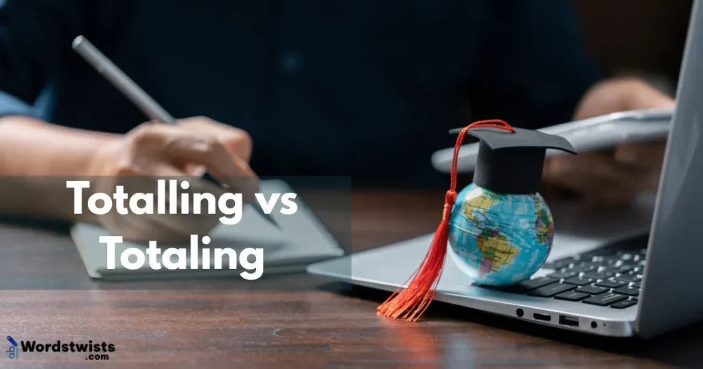 Totalling vs Totaling