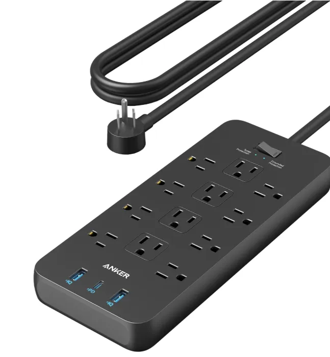 Power Strip and Portable Power Bank Essential Power Solutions for Modern Living